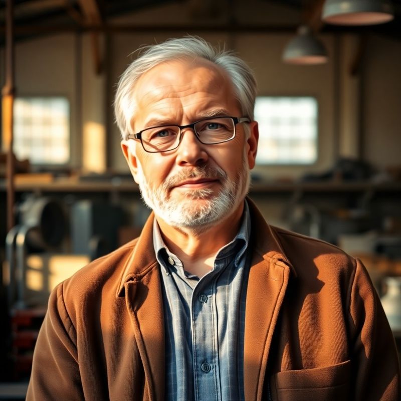 Portrét Radka Šimánka, majitele strojírenské firmy v Prostějově